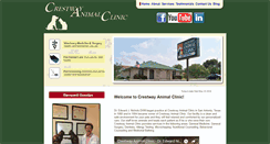 Desktop Screenshot of crestway-animal-clinic.com
